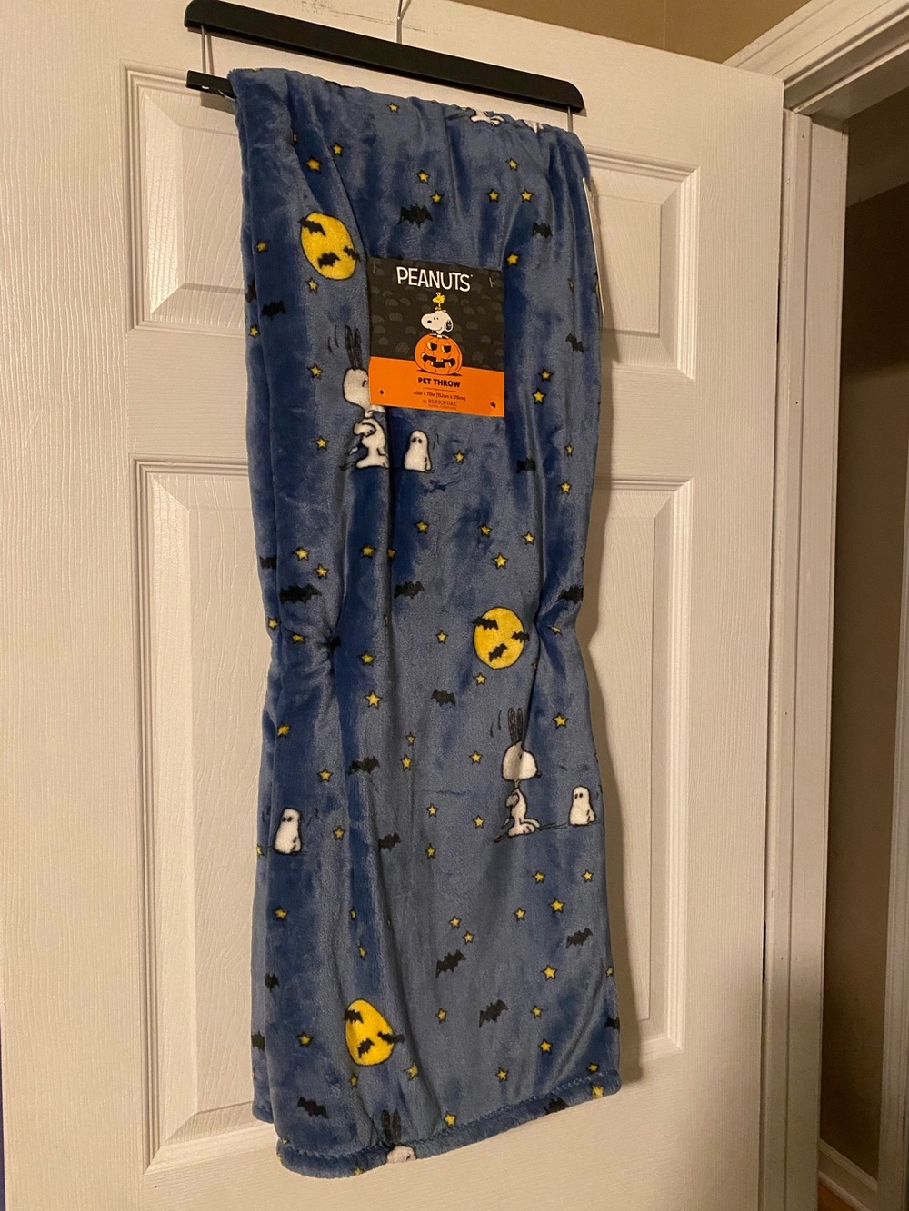 Peanuts snoopy Halloween throw blanket